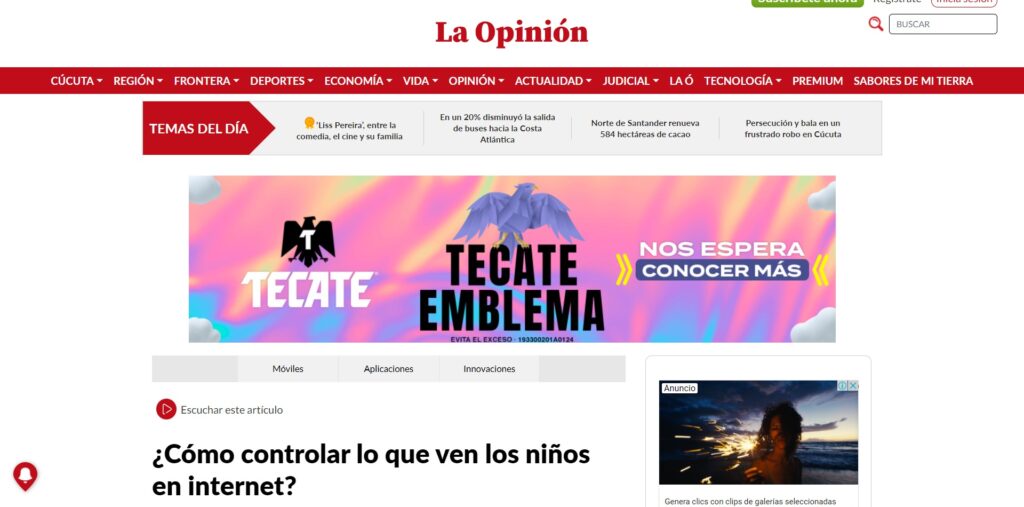 la opinion