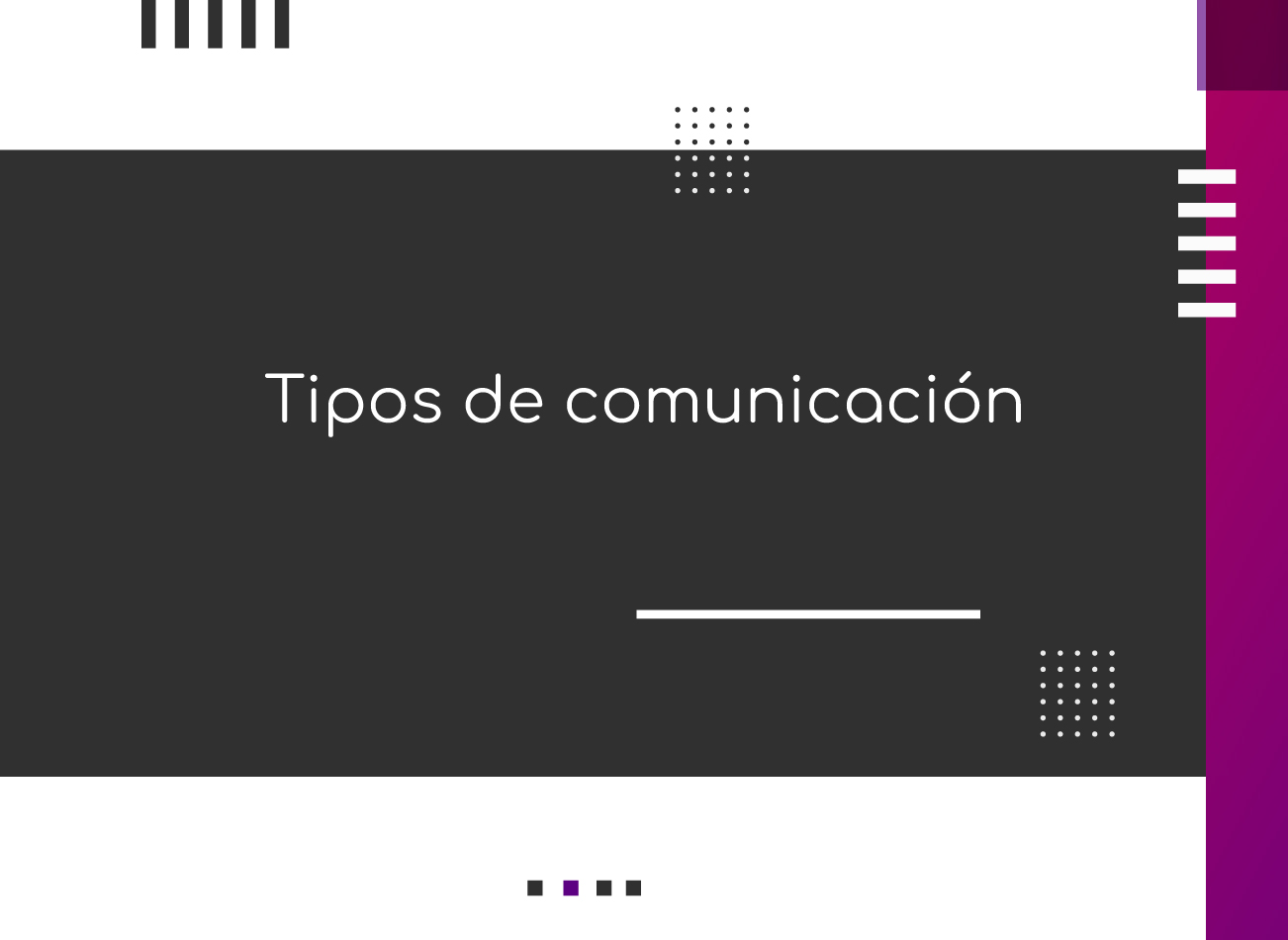 Tipos de comunicación
