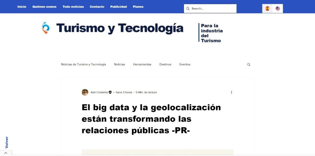 Turismo tecnología